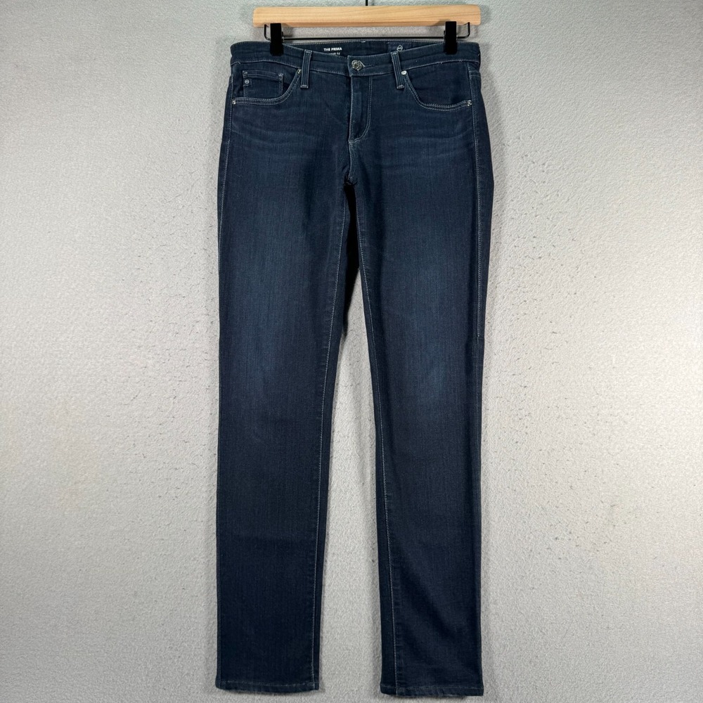Adriano Goldschmied Prima Cigarette Leg Jeans Womens 27R Blue Dark Wash Skinny